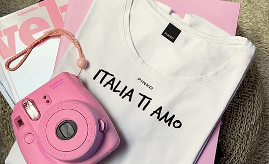 Pinko ti amo hot sale t shirt